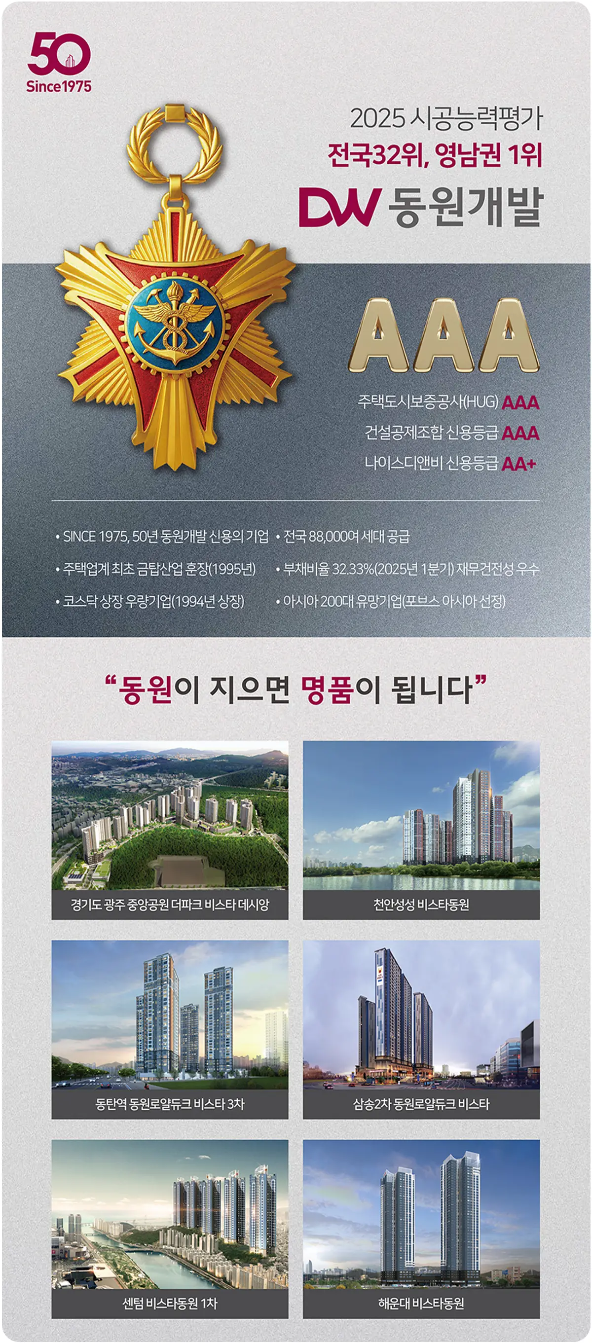 동원개발 소개